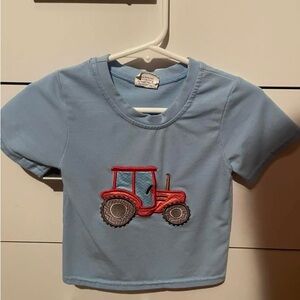 Red Tractor embroidered shirt